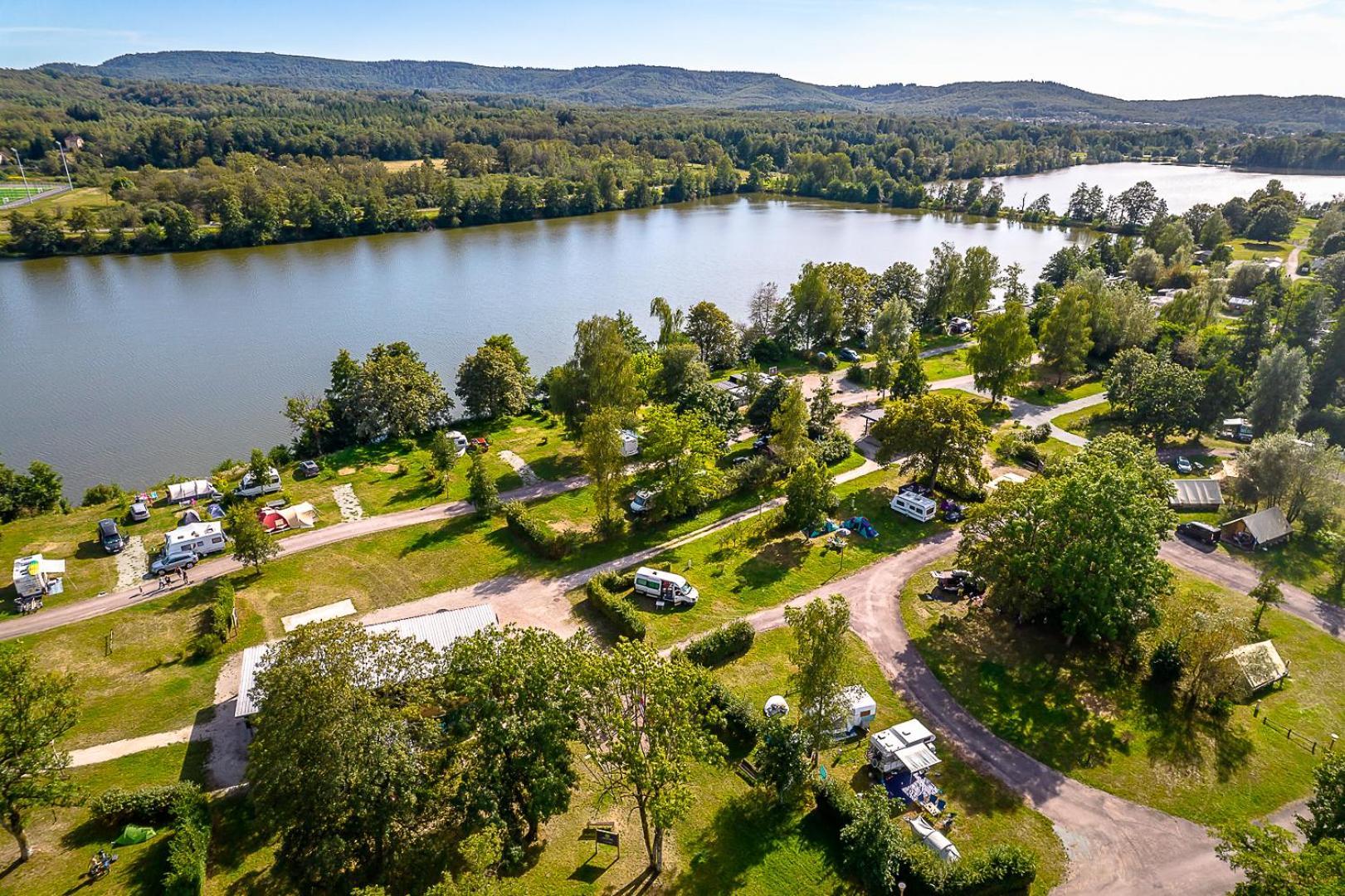 Camping Les Ballastieres - Vosges Du Sud 查姆帕尼 外观 照片