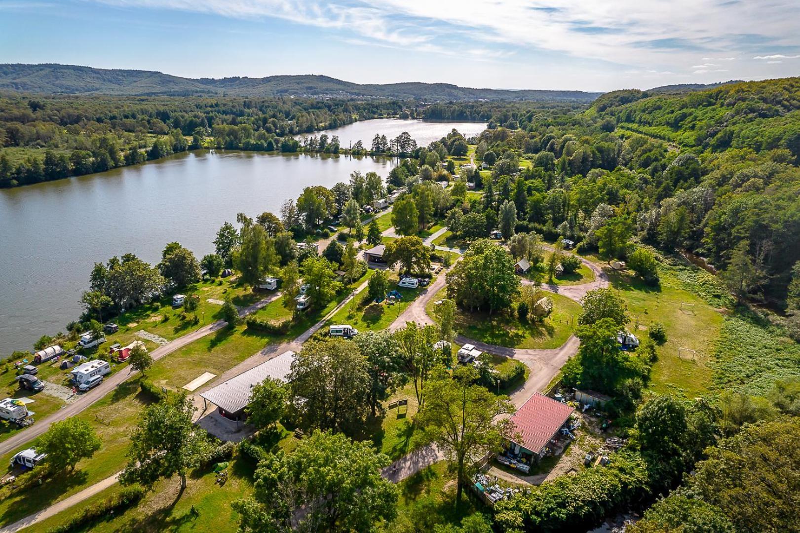Camping Les Ballastieres - Vosges Du Sud 查姆帕尼 外观 照片