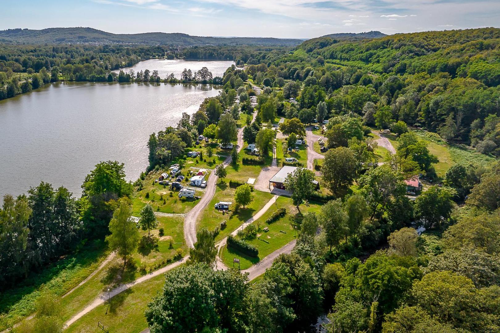 Camping Les Ballastieres - Vosges Du Sud 查姆帕尼 外观 照片