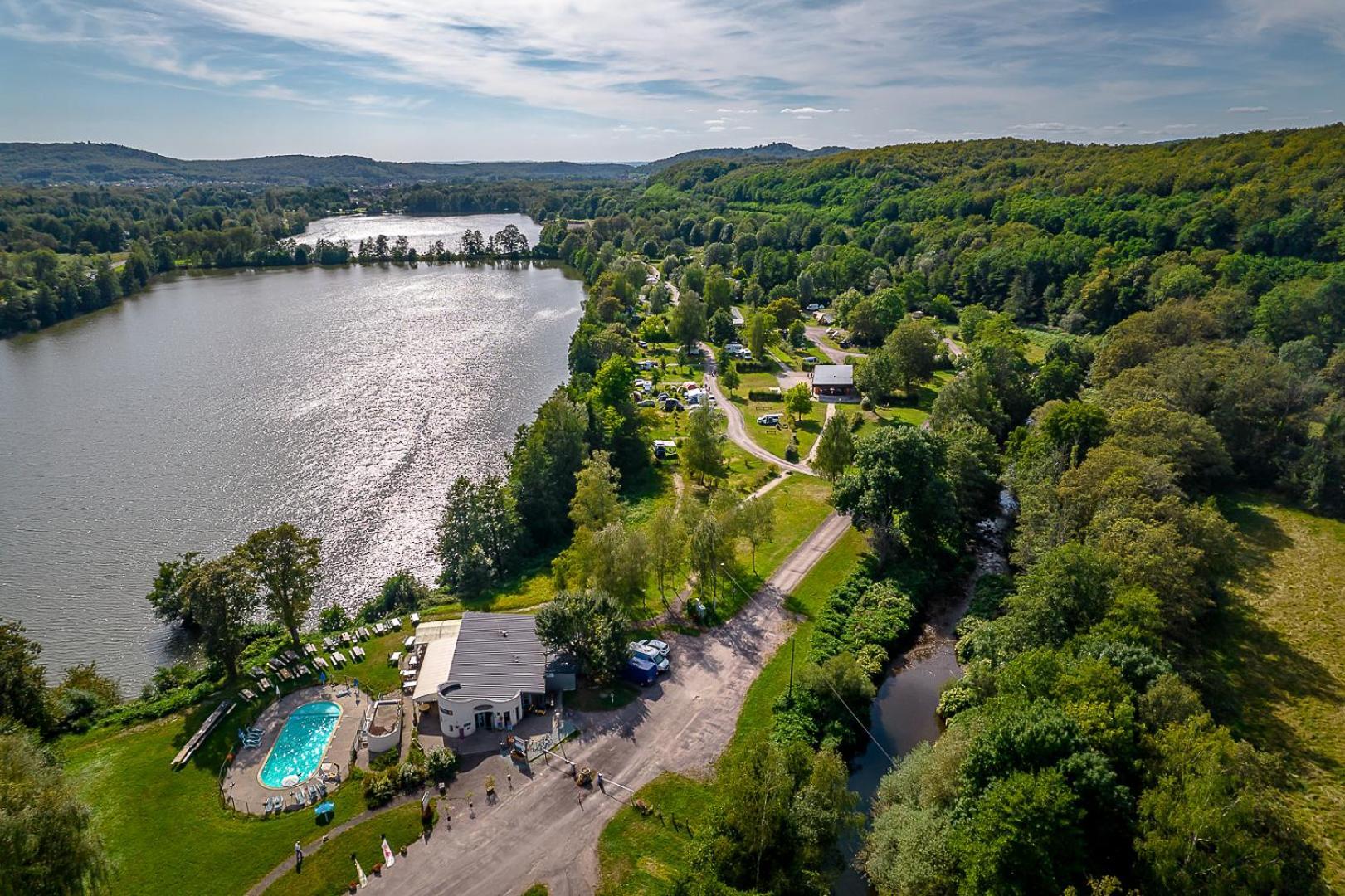 Camping Les Ballastieres - Vosges Du Sud 查姆帕尼 外观 照片